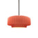 Small Tier Pleated 1-Light Pendant (254|CER-6550-BSH-NCKL-RIGID-LED1-700)