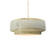 Small Tier 1-Light Pendant (254|CER-6540-TRAG-NCKL-BEIG-TWST-LED1-700)
