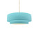 Small Tier 1-Light Pendant (254|CER-6540-RFPL-MBLK-BEIG-TWST)