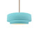 Small Tier 1-Light Pendant (254|CER-6540-RFPL-BRSS-RIGID)