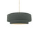 Small Tier 1-Light Pendant (254|CER-6540-PWGN-NCKL-BEIG-TWST)