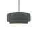 Small Tier 1-Light Pendant (254|CER-6540-PWGN-NCKL-RIGID)