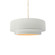 Small Tier 1-Light Pendant (254|CER-6540-MTGD-MBLK-BEIG-TWST-LED1-700)