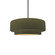 Small Tier 1-Light Pendant (254|CER-6540-MGRN-MBLK-RIGID-LED1-700)