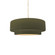 Small Tier 1-Light Pendant (254|CER-6540-MGRN-BRSS-BEIG-TWST-LED1-700)