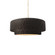 Small Tier 1-Light Pendant (254|CER-6540-HMIR-NCKL-BEIG-TWST)