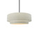 Small Tier 1-Light Pendant (254|CER-6540-CRK-MBLK-RIGID)