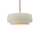 Small Tier 1-Light Pendant (254|CER-6540-CRK-BRSS-RIGID)
