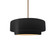 Small Tier 1-Light Pendant (254|CER-6540-CRB-BRSS-RIGID-LED1-700)