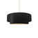 Small Tier 1-Light Pendant (254|CER-6540-CRB-BRSS-BEIG-TWST)