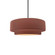 Small Tier 1-Light Pendant (254|CER-6540-CLAY-MBLK-RIGID)