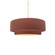 Small Tier 1-Light Pendant (254|CER-6540-CLAY-MBLK-BEIG-TWST)