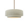 Small Tier 1-Light Pendant (254|CER-6540-CKC-BRSS-RIGID-LED1-700)
