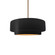 Small Tier 1-Light Pendant (254|CER-6540-CBGD-BRSS-RIGID-LED1-700)
