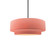 Small Tier 1-Light Pendant (254|CER-6540-BSH-MBLK-RIGID)