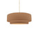 Small Tier 1-Light Pendant (254|CER-6540-ADOB-BRSS-BEIG-TWST)