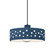 Perforated Dish 1-Light Pendant (254|CER-6467-MID-MBLK-BKCD-LED1-700)