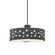 Perforated Dish 1-Light Pendant (254|CER-6467-GRY-DBRZ-BKCD-LED1-700)