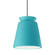 Tall Trapezoid 1-Light Pendant (254|CER-6427-RFPL-MBLK-BKCD-LED1-700)
