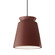 Tall Trapezoid 1-Light Pendant (254|CER-6427-CLAY-MBLK-BKCD-LED1-700)