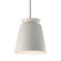 Tall Trapezoid 1-Light Pendant (254|CER-6427-BIS-MBLK-BKCD-LED1-700)