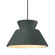 Medium Trapezoid 1-Light Pendant (254|CER-6423-PWGN-MBLK-RIGID-LED1-700)
