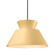Medium Trapezoid 1-Light Pendant (254|CER-6423-MYLW-MBLK-RIGID)
