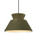 Medium Trapezoid 1-Light Pendant (254|CER-6423-MGRN-MBLK-RIGID)