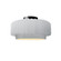 Small Tier Pleated Semi-Flush (254|CER-6370-WTWT-MBLK)
