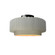 Small Tier Pleated Semi-Flush (254|CER-6370-MTGD-MBLK)