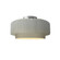 Small Tier Pleated Semi-Flush (254|CER-6370-MAT-NCKL)
