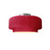 Small Tier Pleated Semi-Flush (254|CER-6370-CRSE-NCKL)