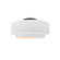 Small Tier Semi-Flush (254|CER-6360-WTWT-MBLK-LED1-700)