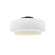 Small Tier Semi-Flush (254|CER-6360-WHT-MBLK)