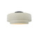 Small Tier Semi-Flush (254|CER-6360-CRK-MBLK)