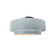 Small Tier Semi-Flush (254|CER-6360-CONC-NCKL-LED1-700)