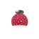 Perforated Small Globe Semi-Flush (254|CER-6357-CRSE-NCKL)