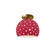 Perforated Small Globe Semi-Flush (254|CER-6357-CRSE-BRSS)
