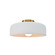Small Spire Semi-Flush (254|CER-6340-WTWT-BRSS-LED1-700)