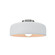 Small Spire Semi-Flush (254|CER-6340-WHT-NCKL-LED1-700)