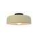 Small Spire Semi-Flush (254|CER-6340-VAN-MBLK-LED1-700)