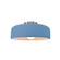 Small Spire Semi-Flush (254|CER-6340-SKBL-NCKL-LED1-700)