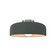 Small Spire Semi-Flush (254|CER-6340-PWGN-NCKL-LED1-700)