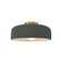 Small Spire Semi-Flush (254|CER-6340-PWGN-BRSS-LED1-700)