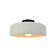 Small Spire Semi-Flush (254|CER-6340-MTGD-MBLK)