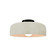 Small Spire Semi-Flush (254|CER-6340-CRK-MBLK-LED1-700)