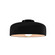 Small Spire Semi-Flush (254|CER-6340-BLK-MBLK)