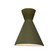 Retro LED Wall Sconce - Open Top and Bottom (254|CER-3105-MGRN)