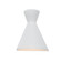 Retro LED Wall Sconce - Closed Top (254|CER-3100-WHT)
