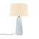 Tower Portable w/ Fabric Shade (254|CER-2585-WHT-CREM)